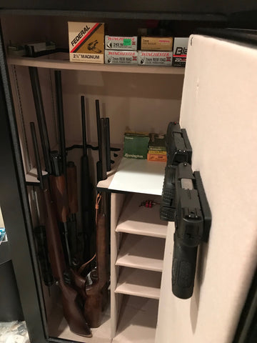 Image of Magnetic Gun Mount Holster 53lb. - Gun Magnet Mount - Discreet Tactical Concealed Carry Handgun Holder For Car Truck Under Desk Bedside Wall w/Anti Scratch Rubber Coating