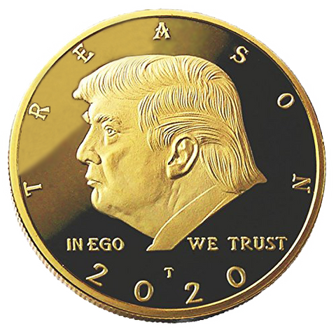 Image of Not My President - Original 24kt Gold Plated Genuine Anti Trump Coin - The Coin Says it all - The Perfect Anti Trump Gifts & Funny Novelty Gag Gift For The Trump Lover In your Life