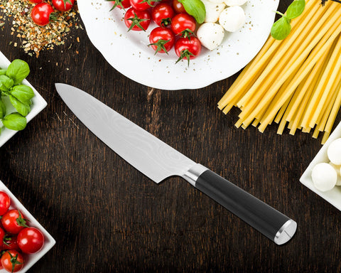 Image of Professional 8 Inch Chef Knife,Premium Japanese High Carbon Stainless Steel Kitchen Classic Chef's Knives Sharp Chefs Knife with Sheath Gift Box