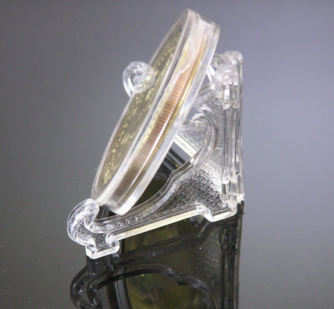 Image of 2017 Donald Trump Replica Gold Piece, 45th Presidential Edition 24kt Gold Plated Coin, Each Coin Comes With Gift Box, Certificate Of Authenticity, Display Case & Stand.