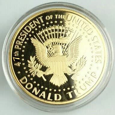 Image of eTradewinds Donald Trump 2nd Term 4 Coin Set, Rectangle Display Case, Cert. of Auth